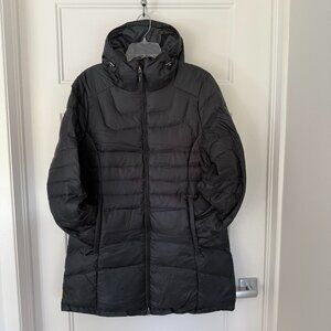 Lolë - Black - Classic Down Winter Coat with Hood - Size L